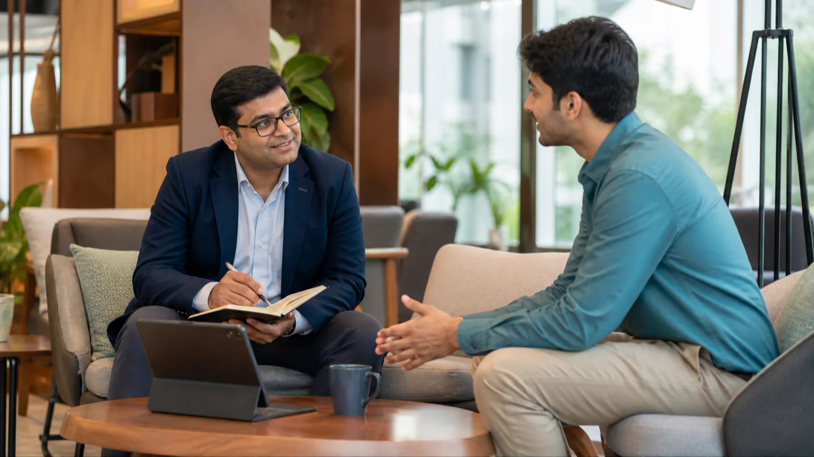 Financial consultation with Amplifin Services